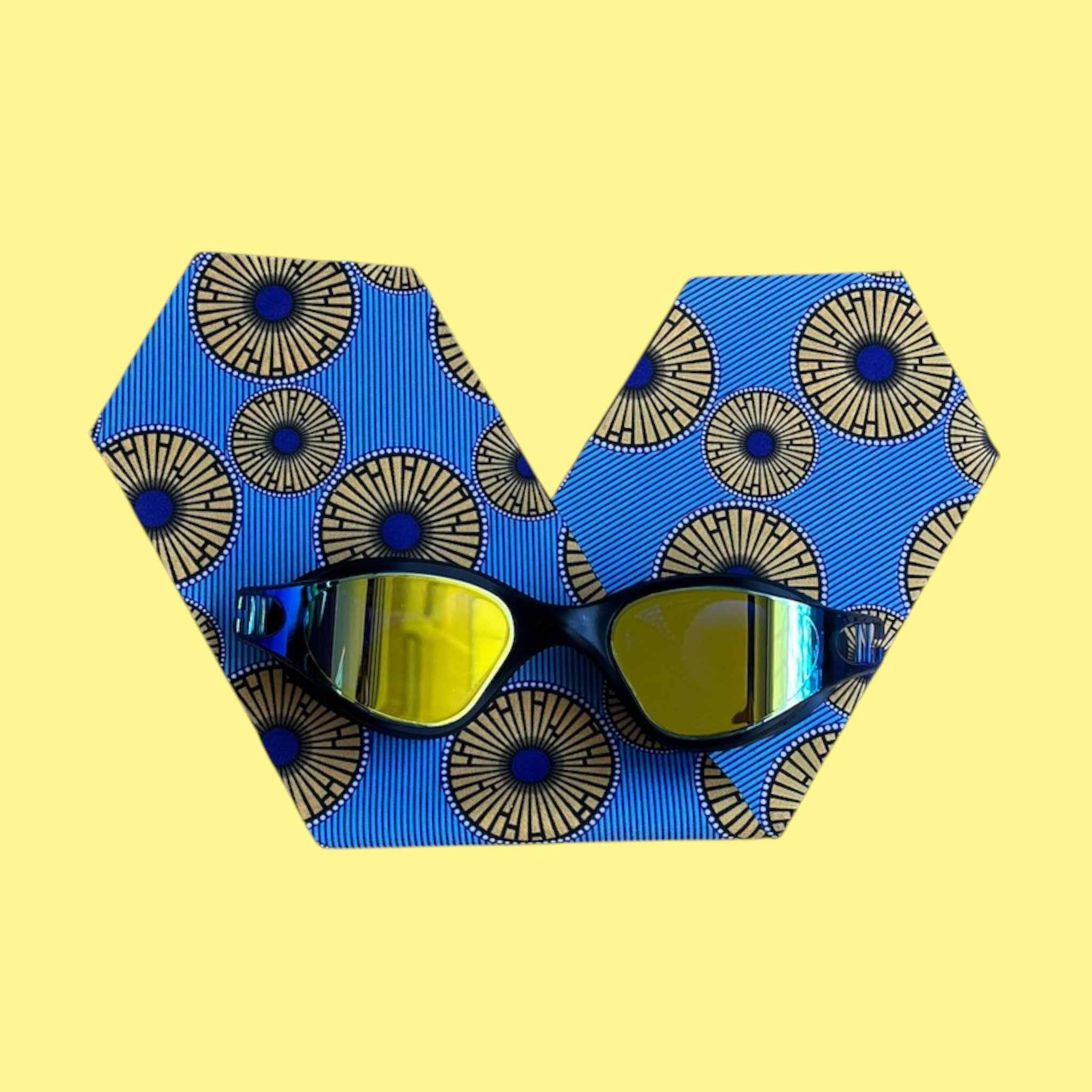 Wax Design Blue Yellow