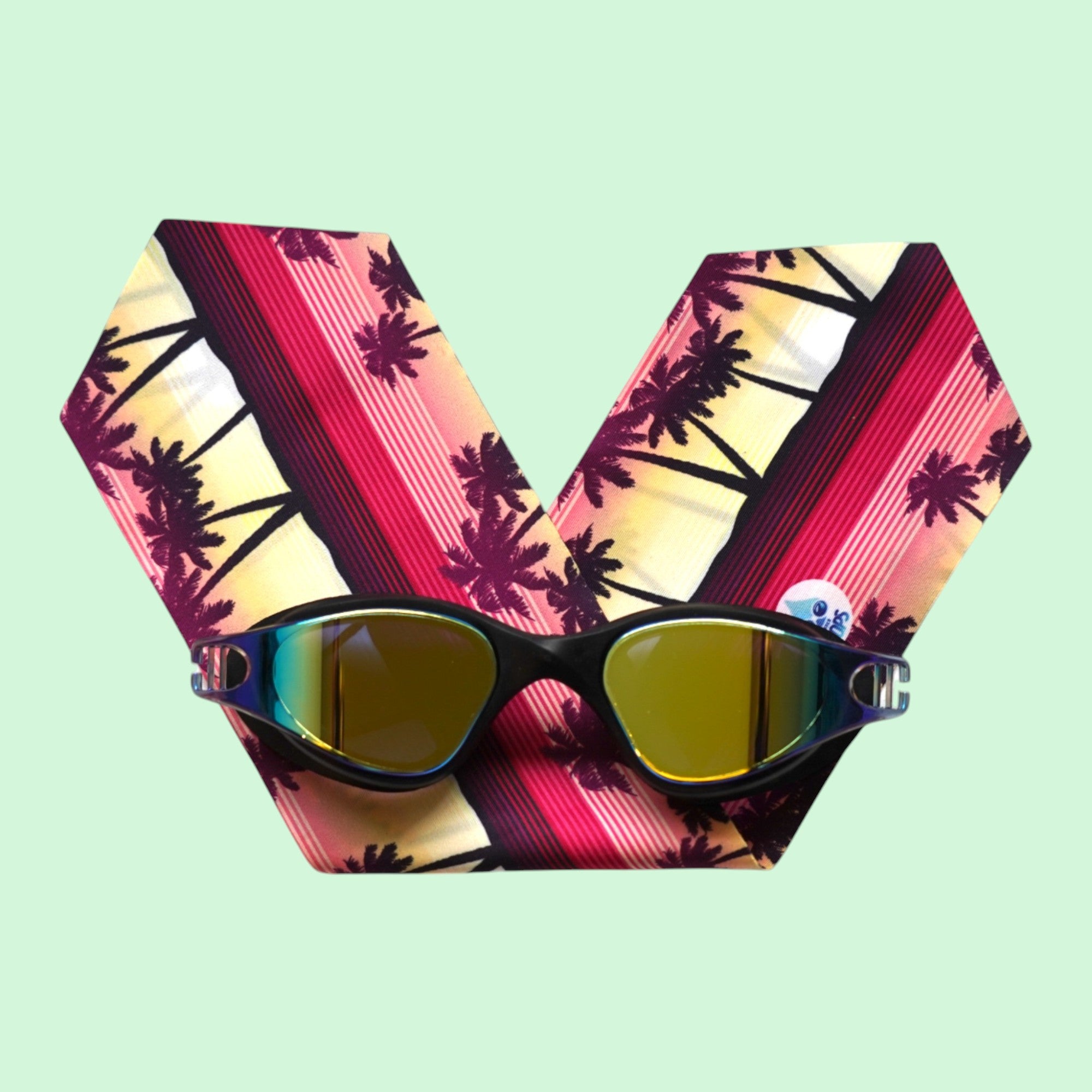 Pink & Yellow Palm Trees