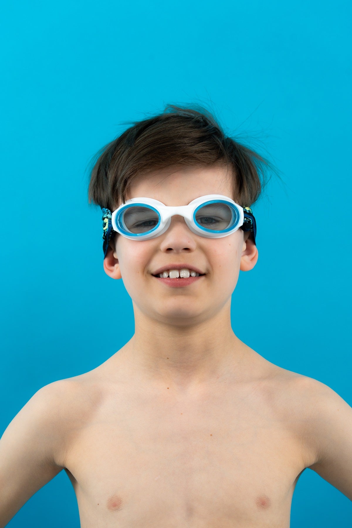 Yellow Blue Palm Trees