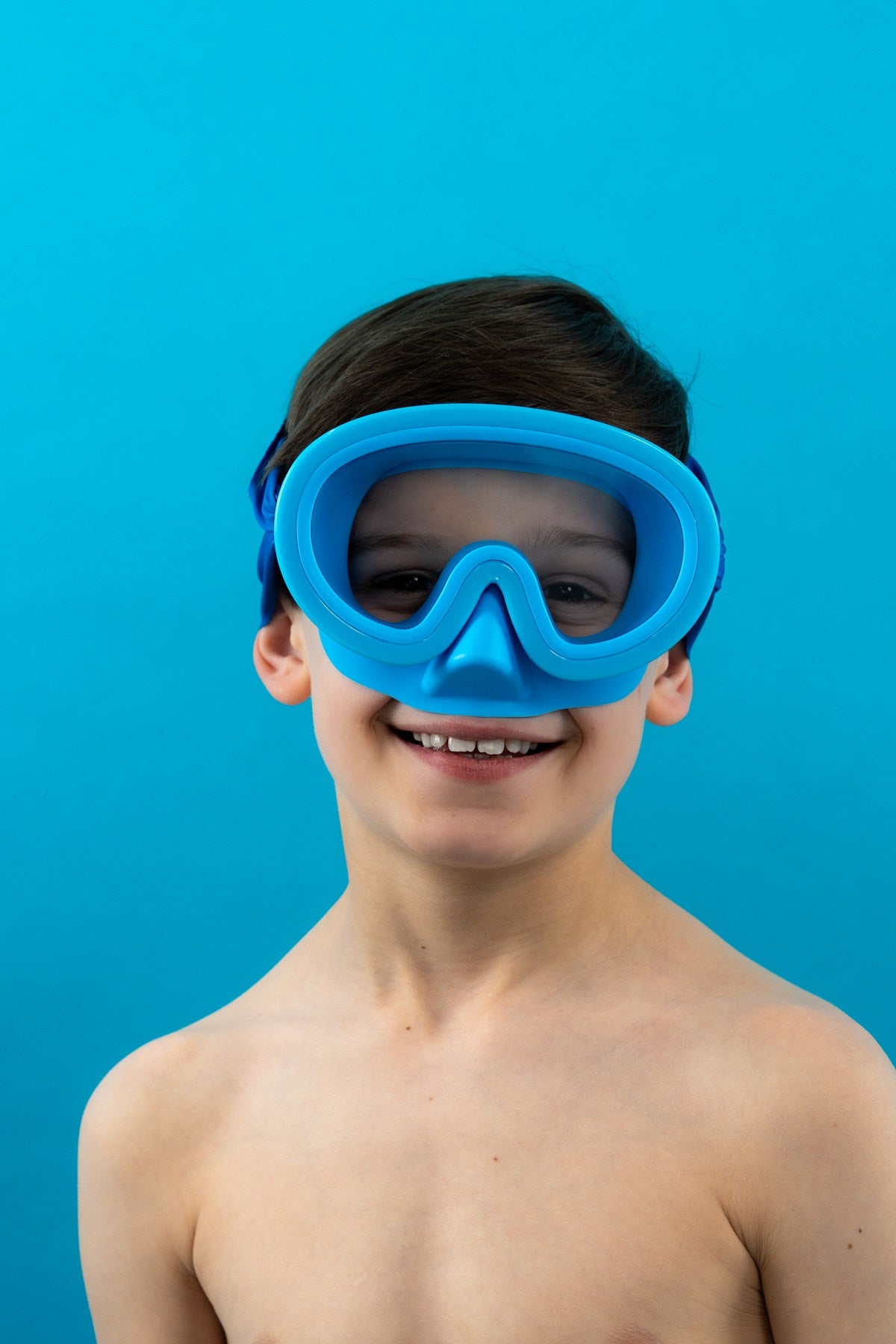 Diving Mask Solid Blue