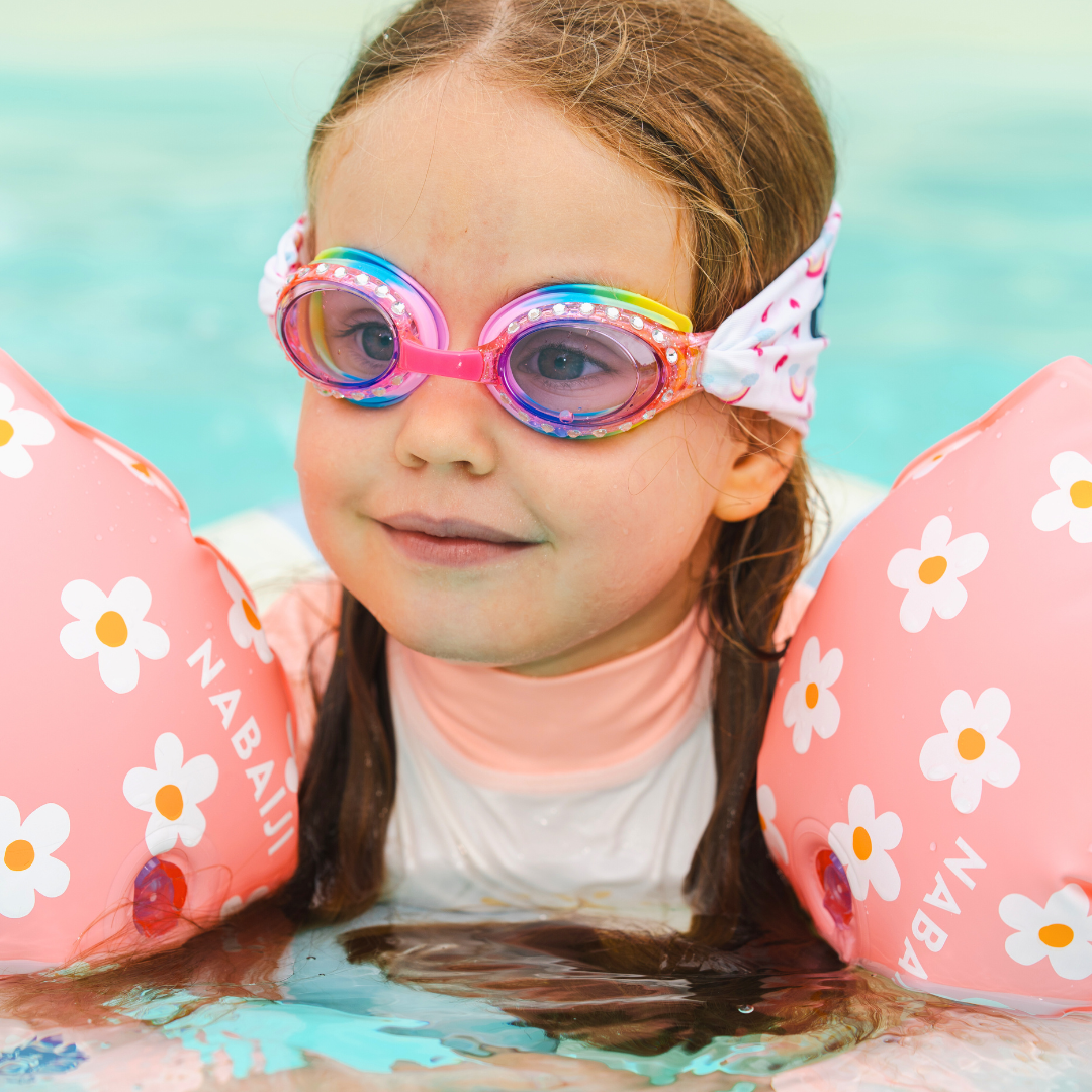 Pack Arc-en-Ciel Chaussons Palm Beachies + Lunettes Waterplops