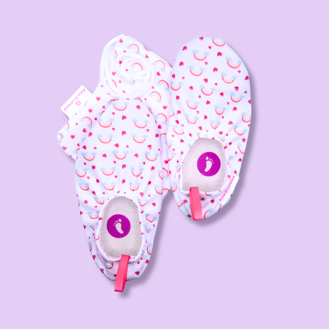 Pack Arc-en-Ciel Chaussons Palm Beachies + Lunettes Waterplops