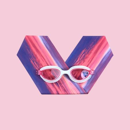 Coucher de soleil - Lunettes de piscine enfant  WATERPLOPS