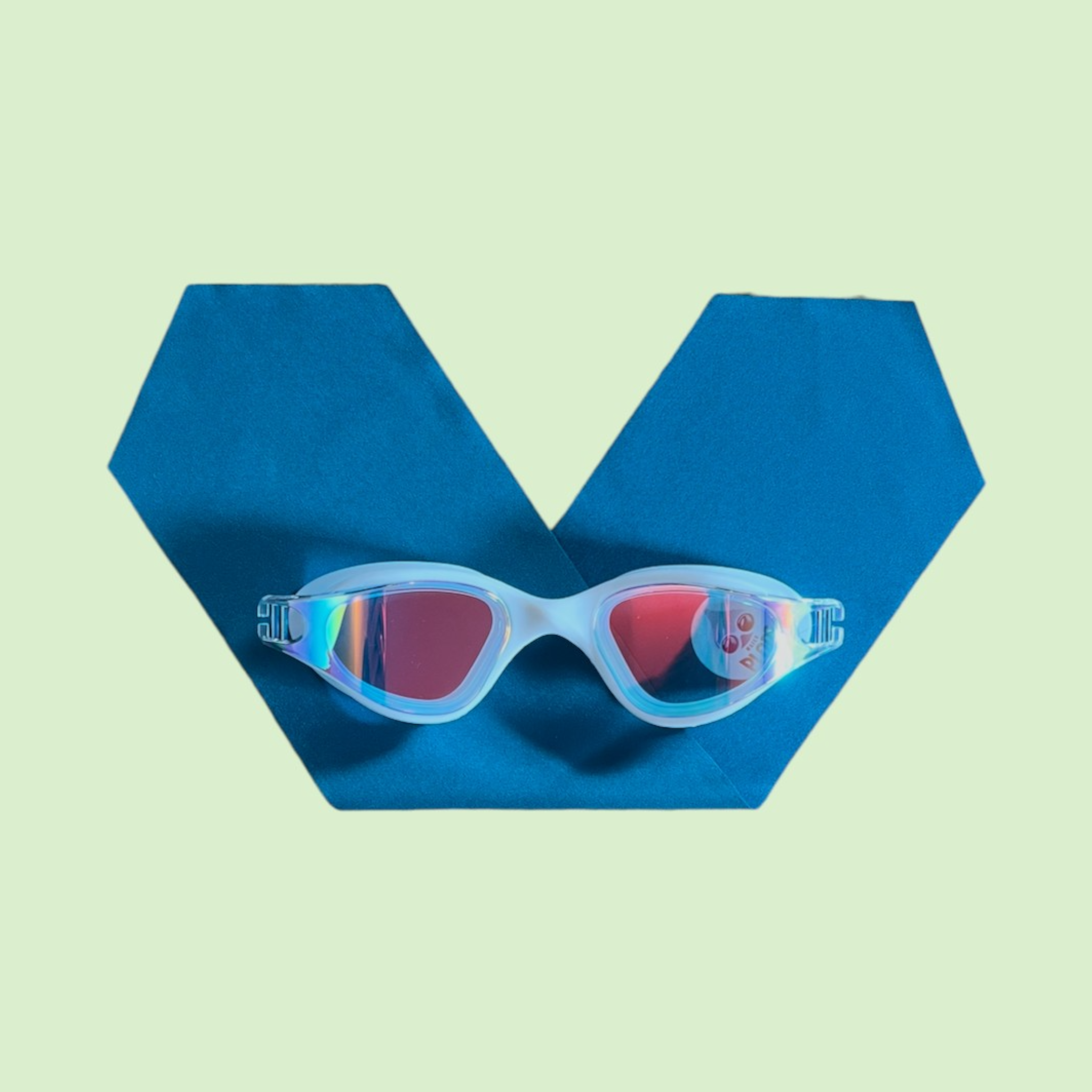 Uni bleu canard - Lunettes de piscine Adulte