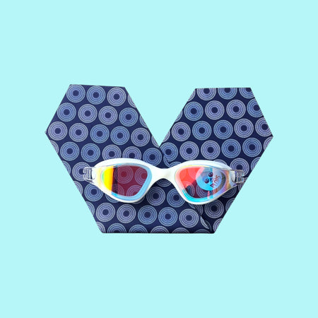 Wax Design Motifs Bleus Adulte