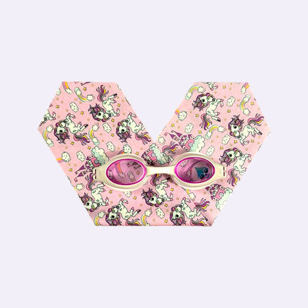 BabyPlops Licornes Nuages - Lunettes de piscine bébé
