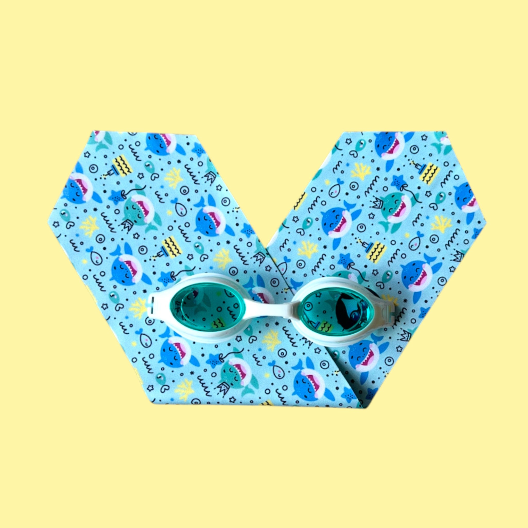 BabyPlops Requins Dessins - Lunettes de piscine bébé