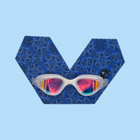 Bandana Bleu - Lunettes de piscine Adulte
