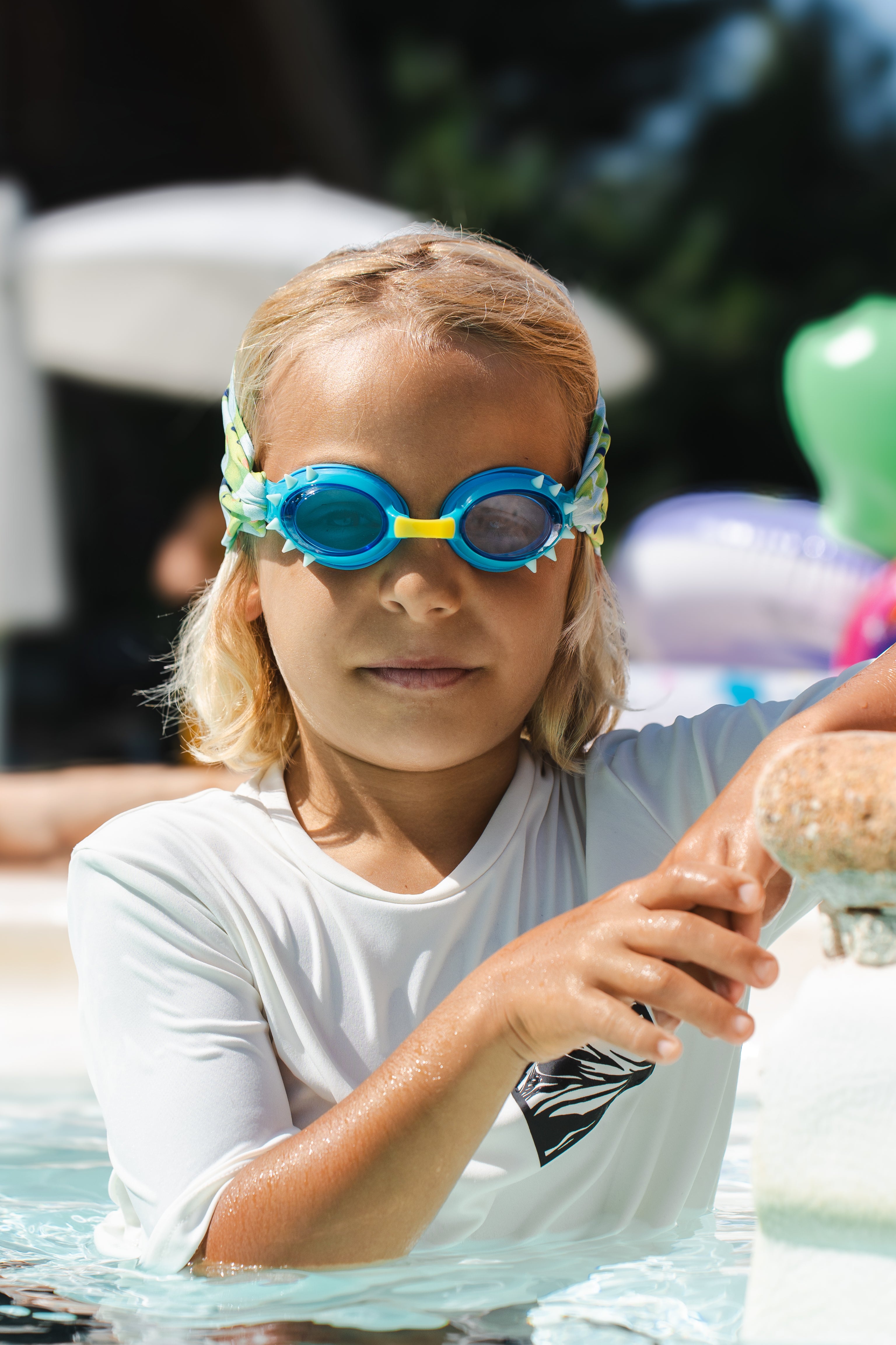 Pack Grenouilles Chaussons Palm Beachies + Lunettes Waterplops