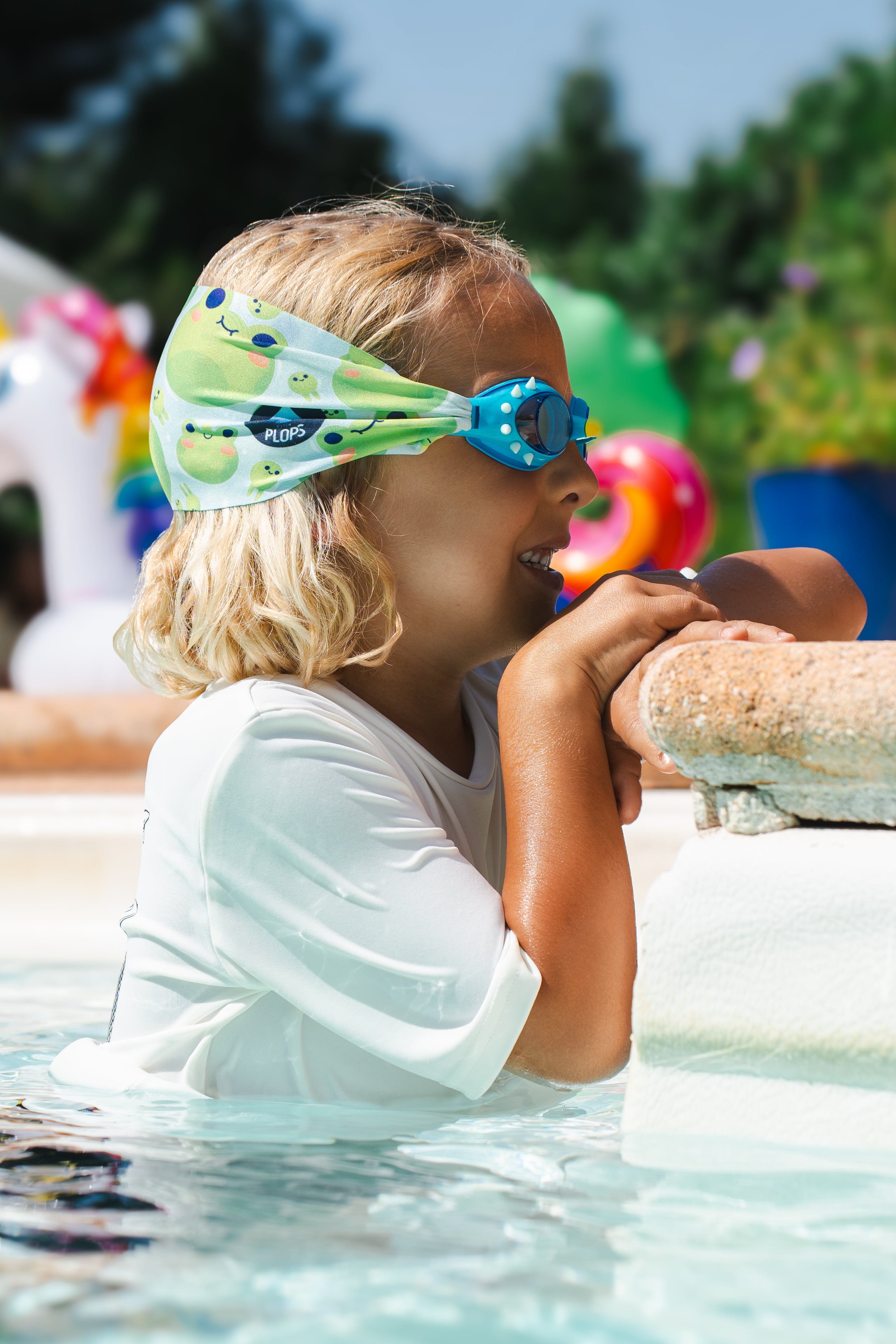 Pack Grenouilles Chaussons Palm Beachies + Lunettes Waterplops