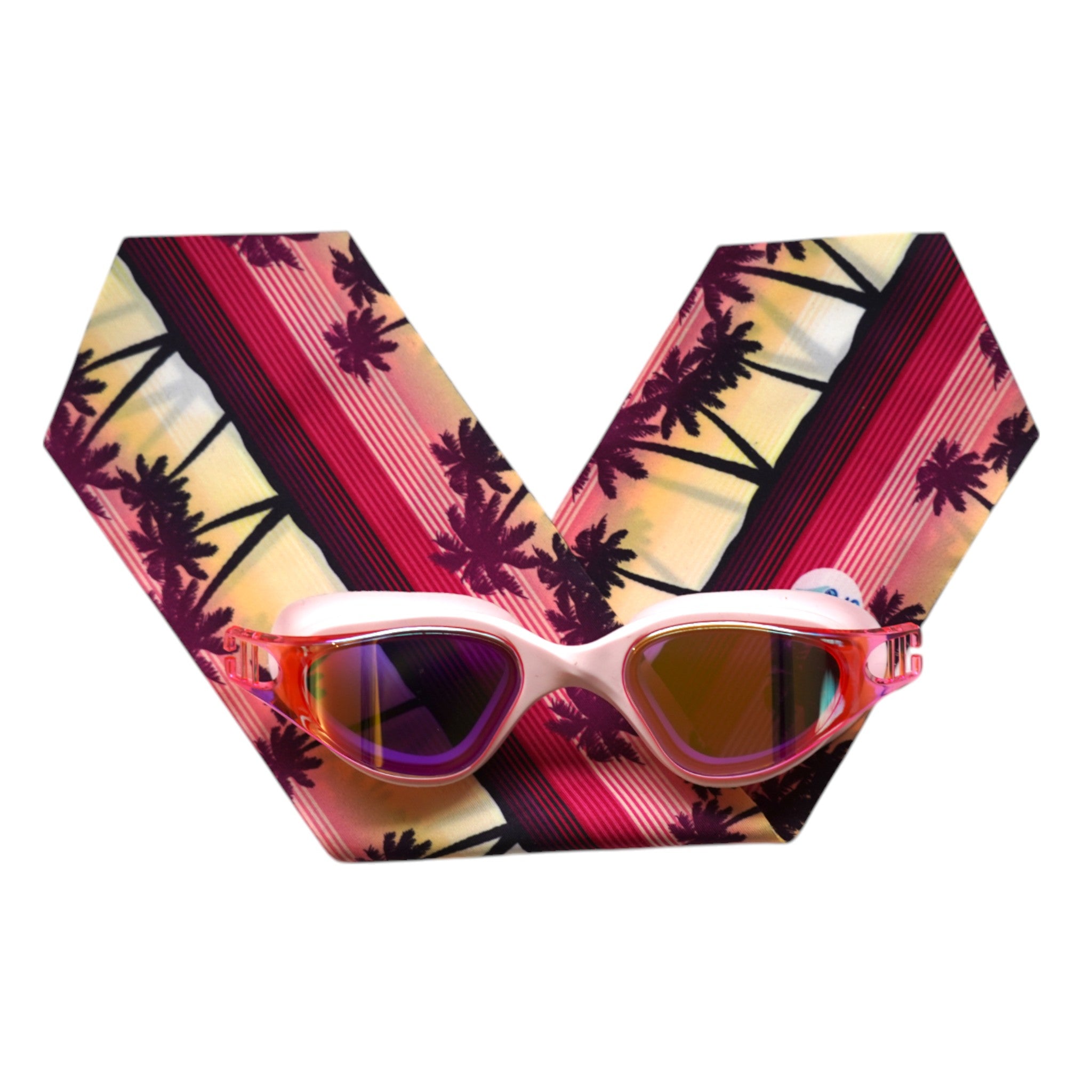 Pink & Yellow Palm Trees