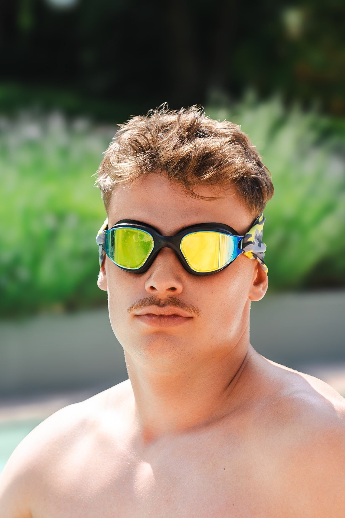 Grey and Yellow Camouflage