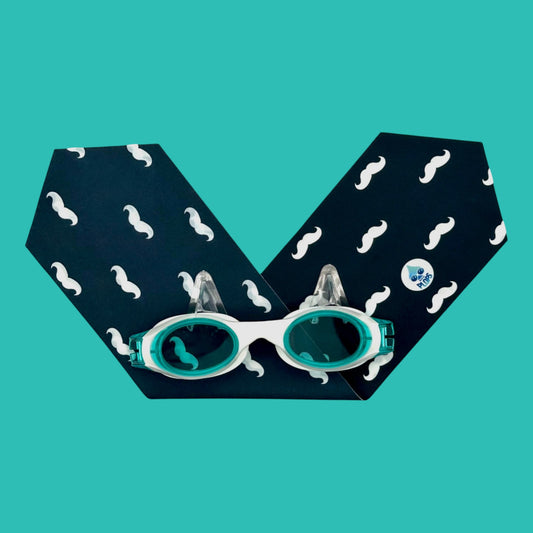 Waterplops - Children's swimming goggles Stripes Anchors Mustaches