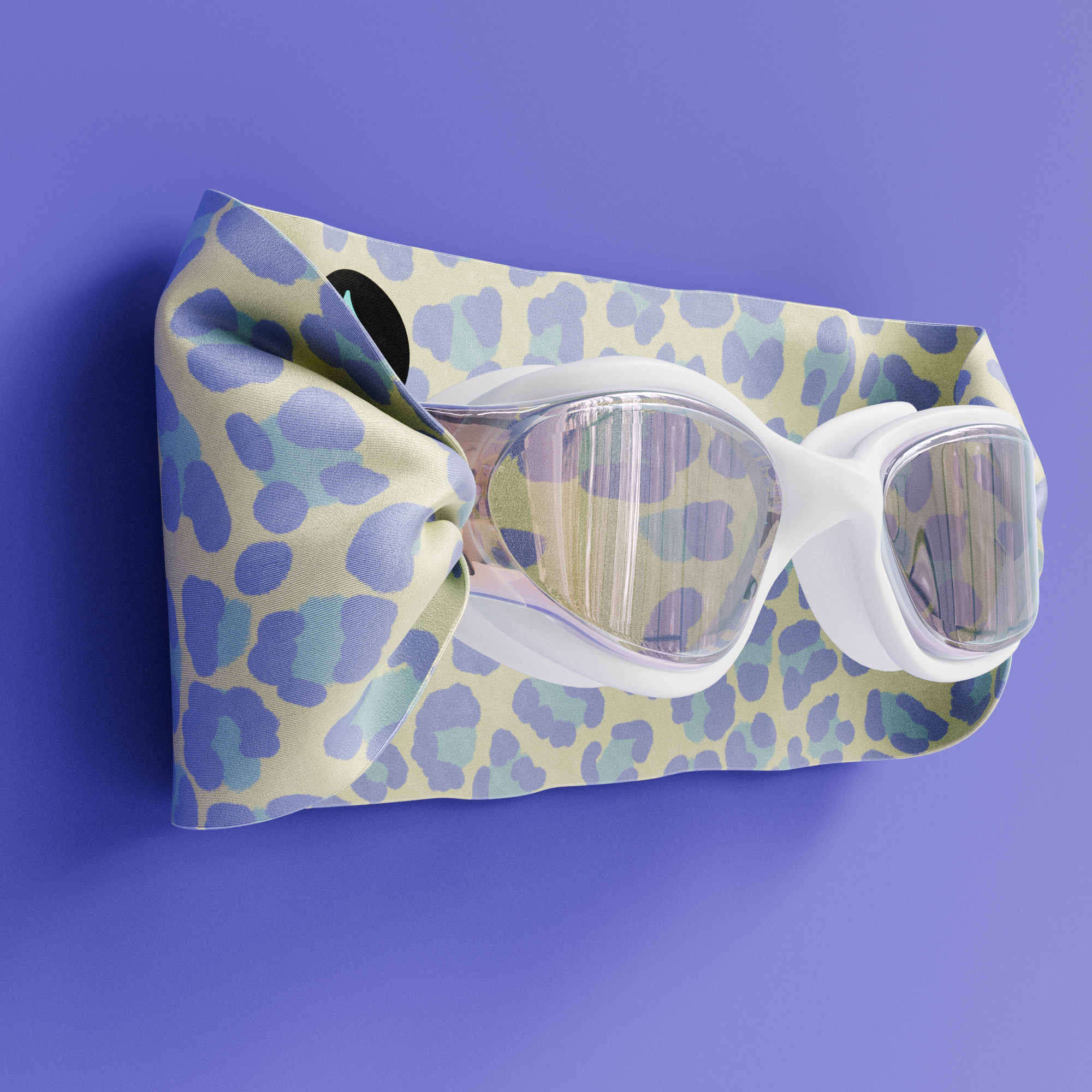 Yellow & Purple Leopard