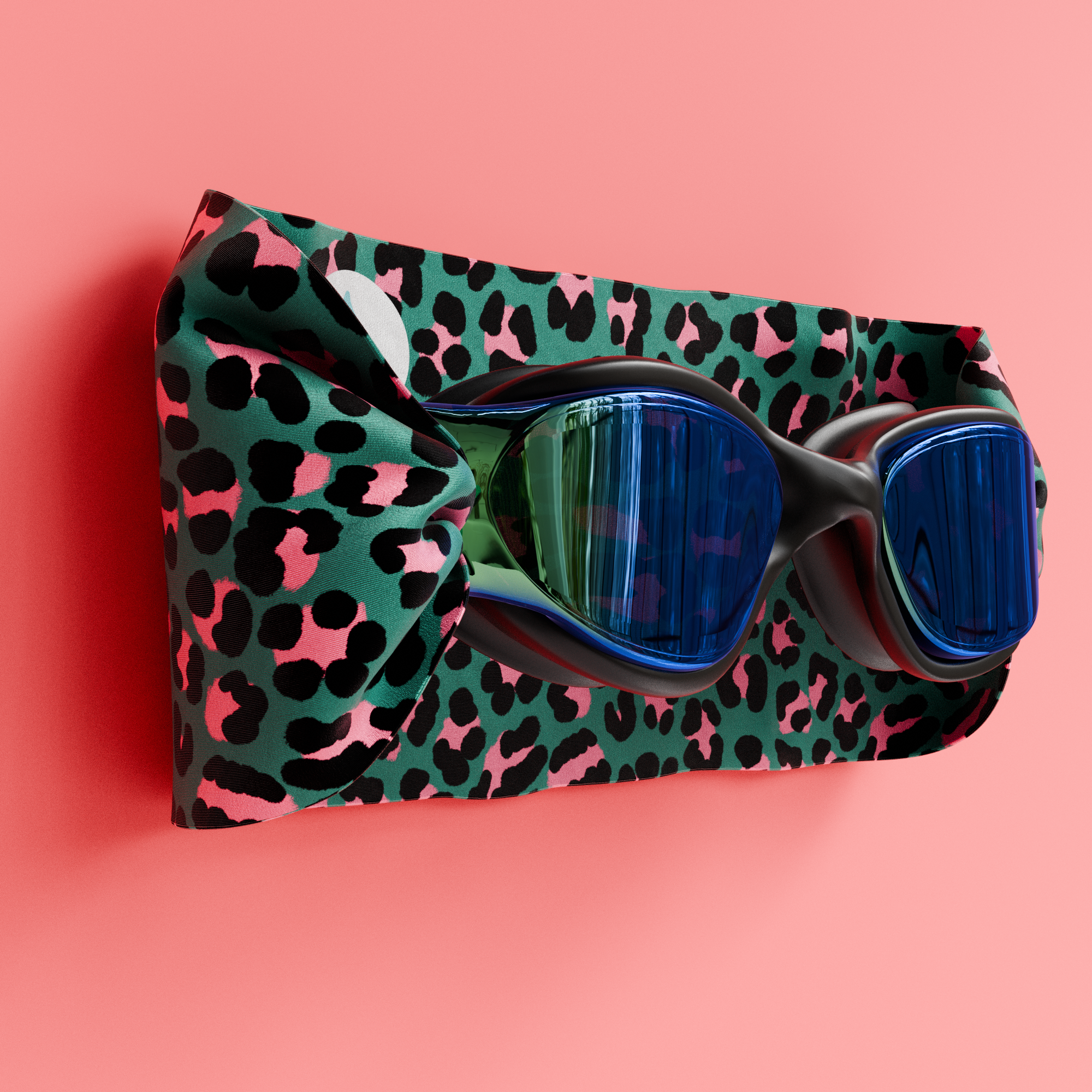 Green & Pink Leopard