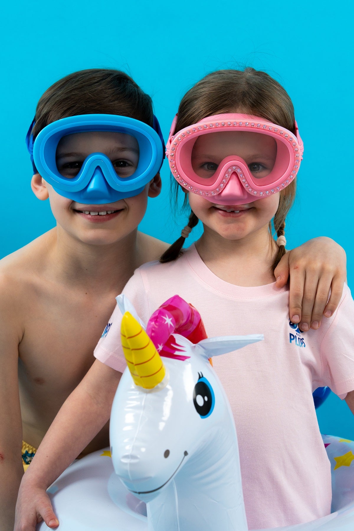 Diving Mask Diamonds Lollipop Hearts