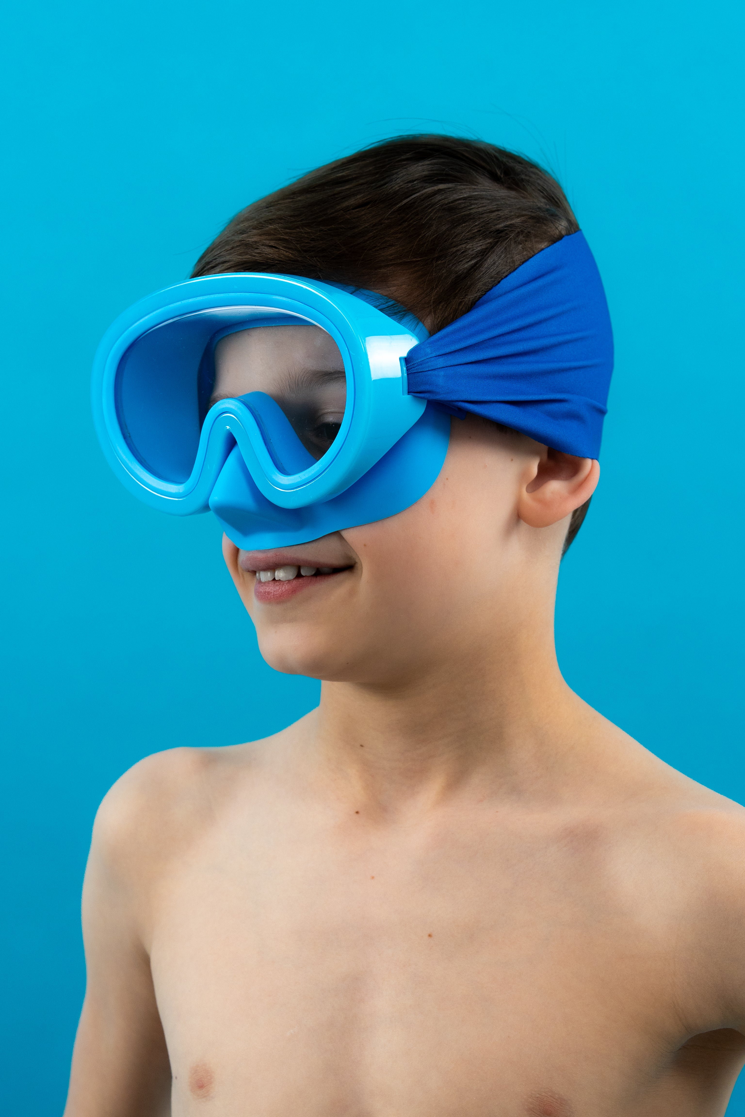 Diving Mask Solid Blue 