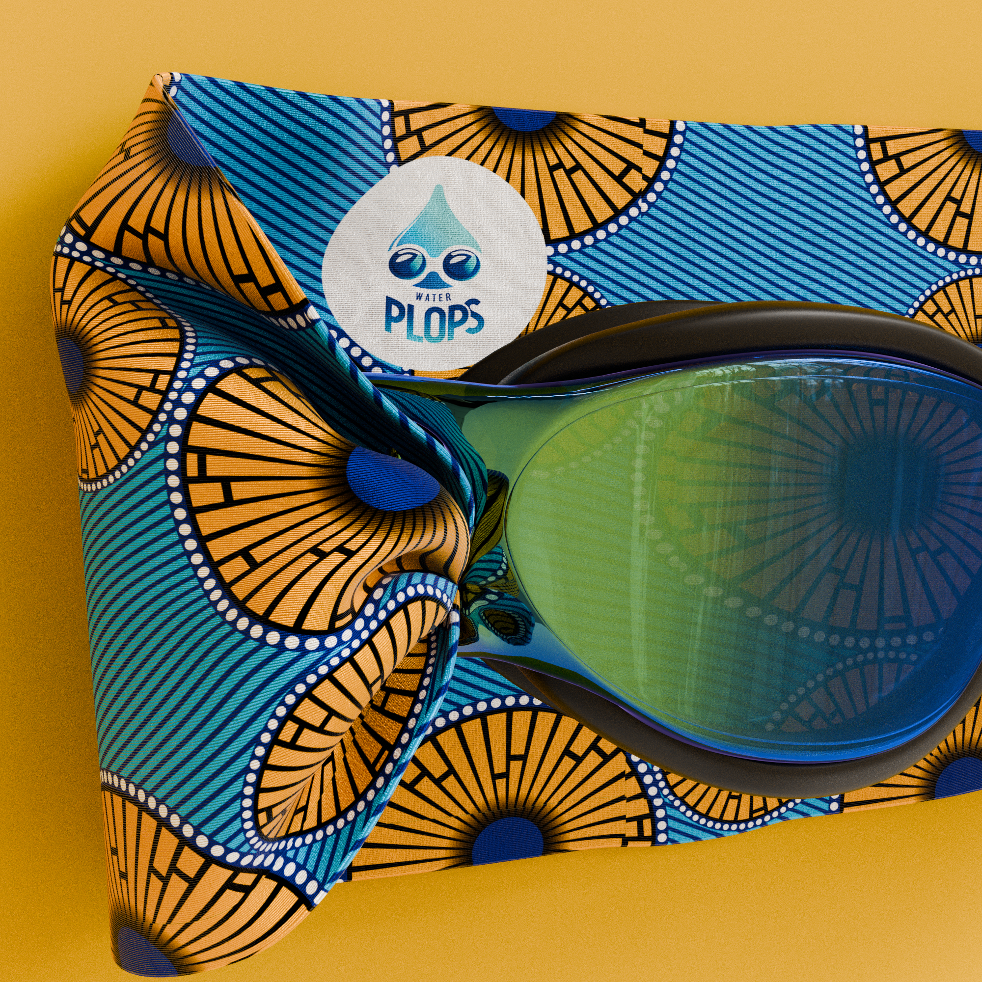 Wax Design Blue Yellow