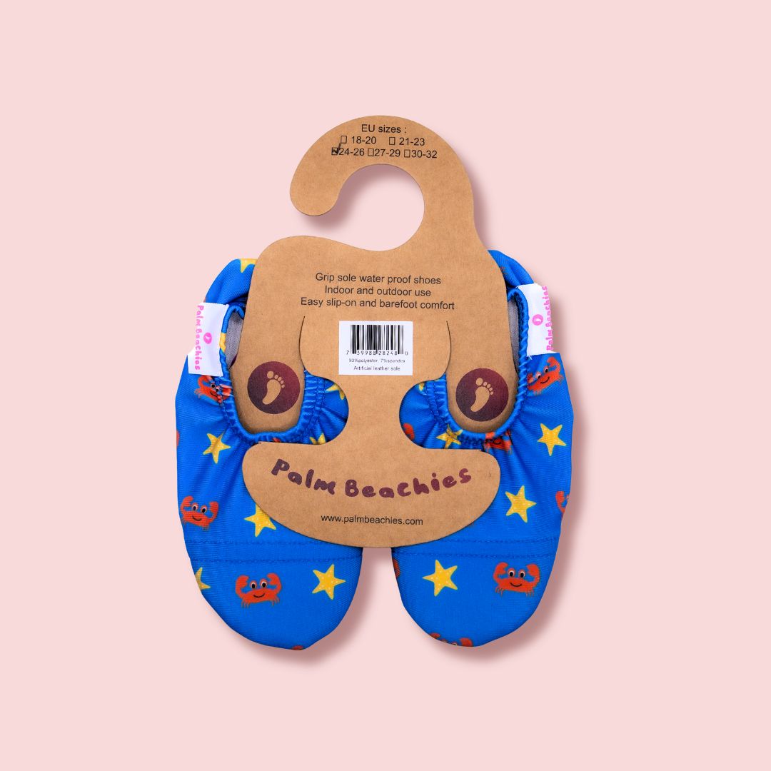 Pack Crabe Chaussons Palm Beachies + Lunettes Waterplops