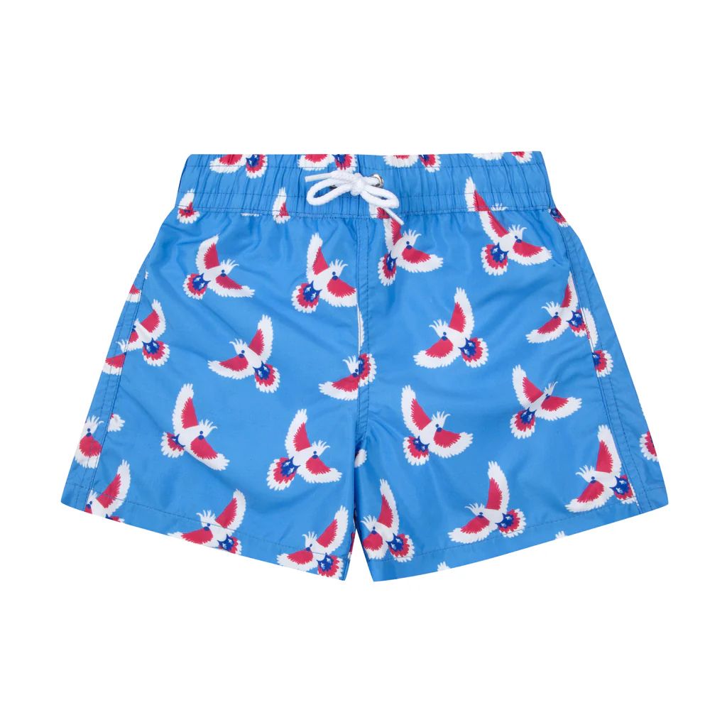 Boys' Happy Duck Swimsuit + Waterplops Goggles 