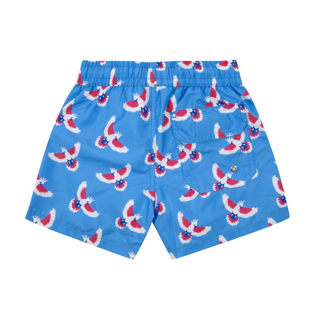 Boys' Happy Duck Swimsuit + Waterplops Goggles 