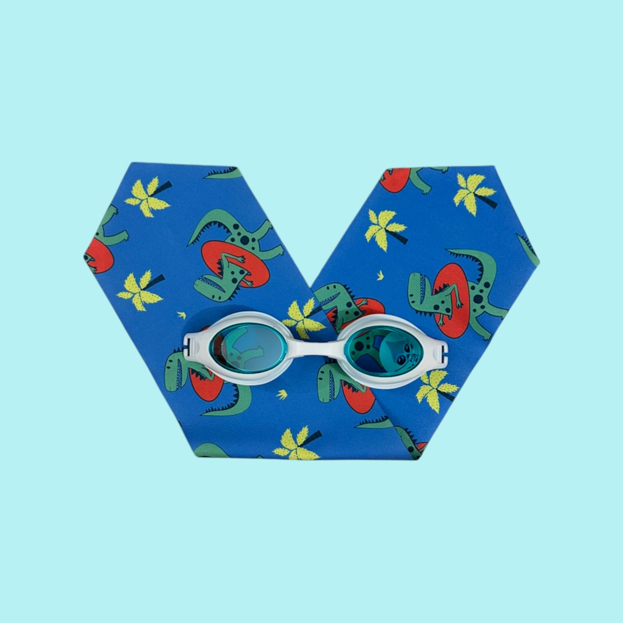 BabyPlops Dinos Aventure - Lunettes de piscine bébé