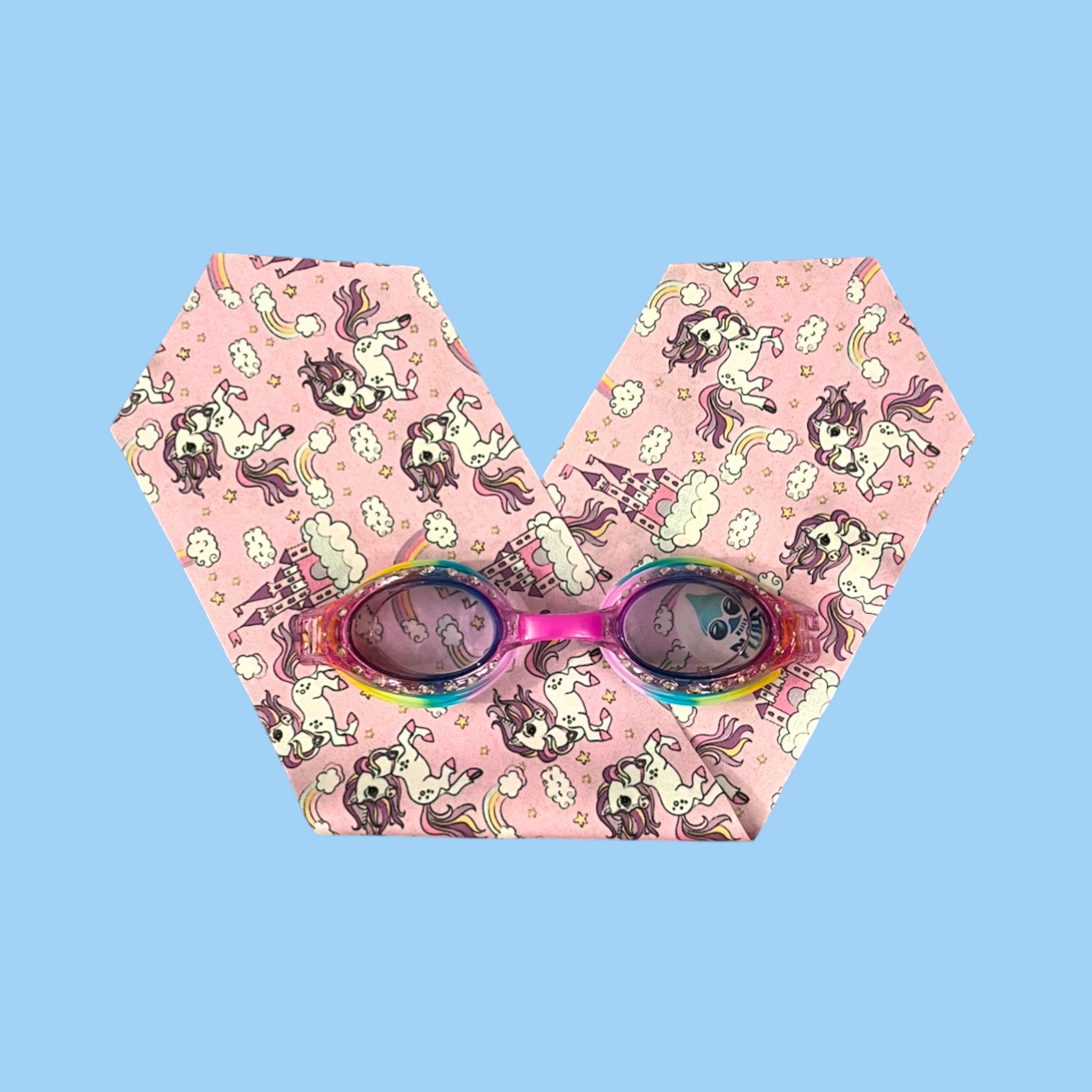 BabyPlops Licornes Nuages - Lunettes de piscine bébé