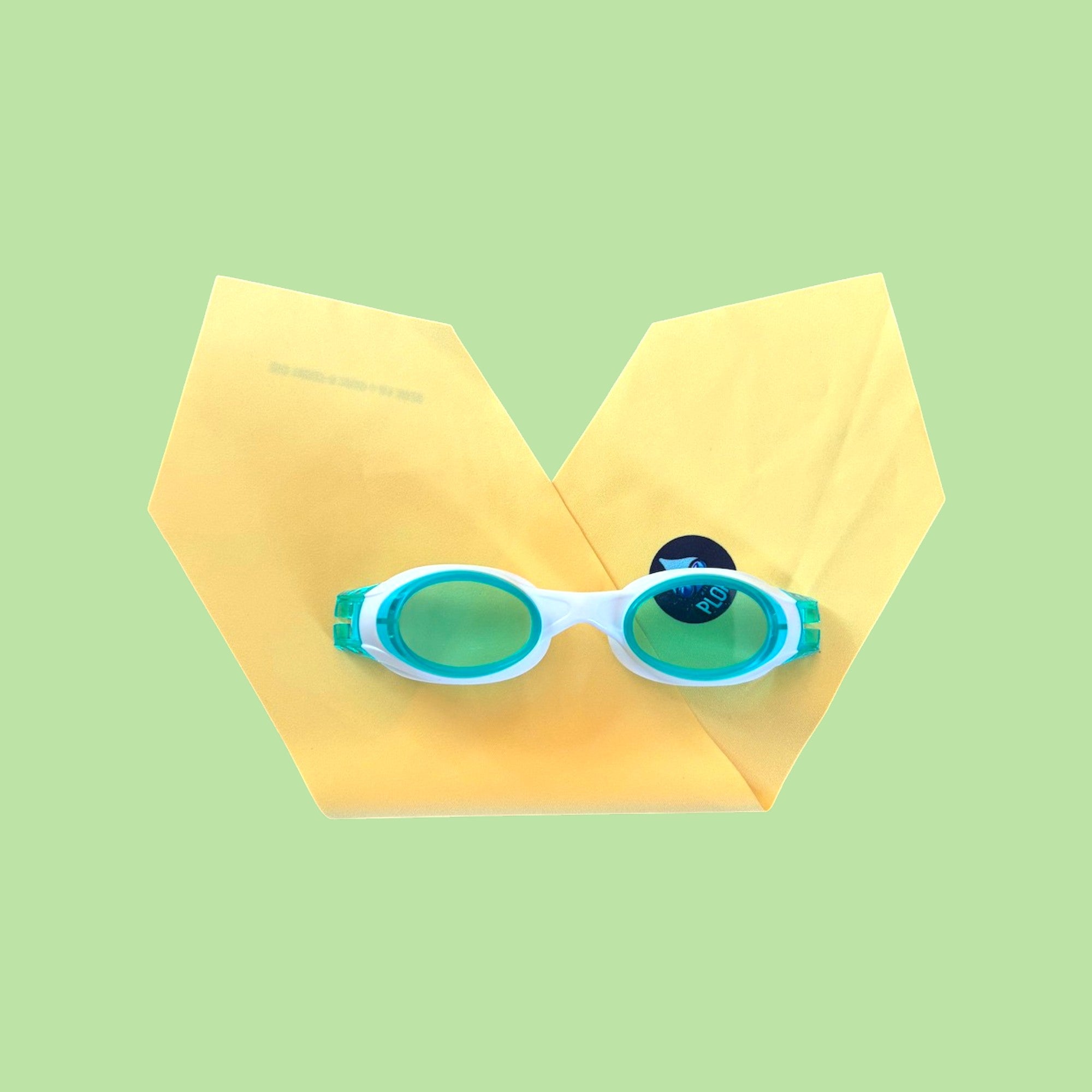 Uni Jaune - Lunettes de piscine enfant